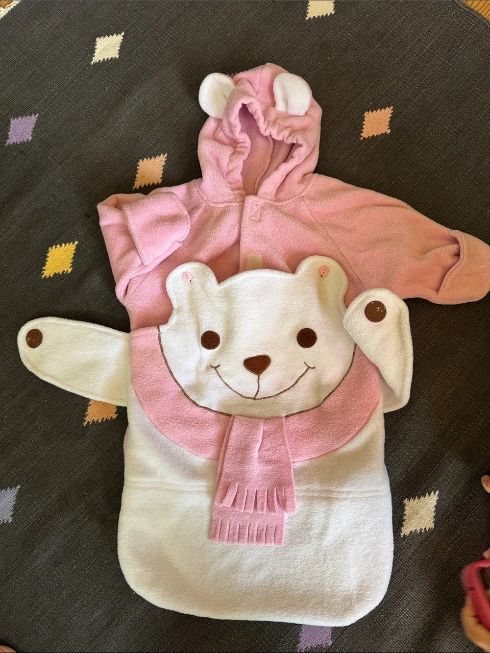 Peek-a-boo Bear Baby Sleep Sack